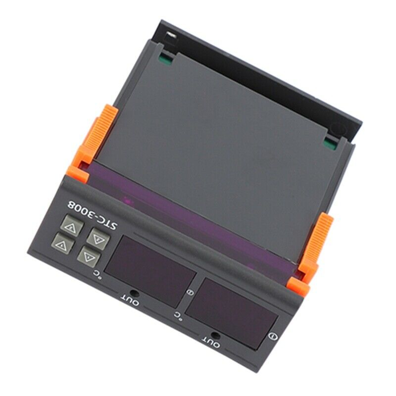 Stc-3008 110-220V Dual Digital Thermostat Temperature Controller For IncubatorT6