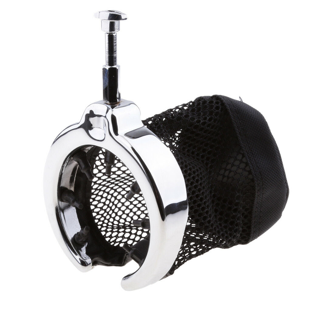 Motorcycle ATV Bike Handlebar Drink Cup Holder Water Bottle Stand Chrome