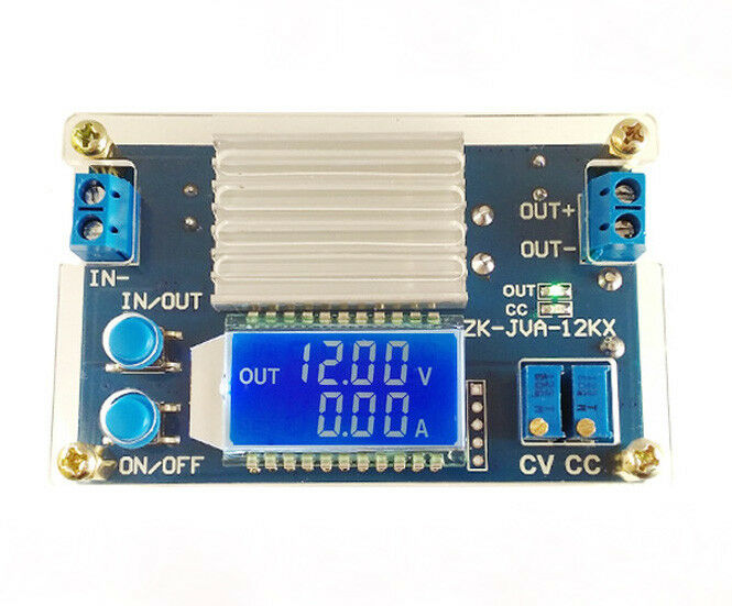 12A Step-down Module Constant Voltage Constant Current LCD Display Adjustable St