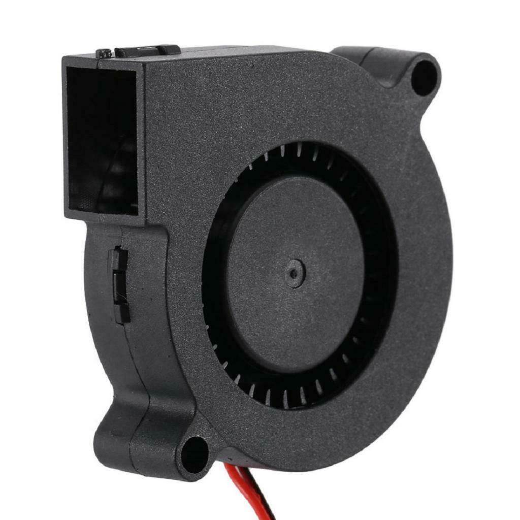 2pcs Silent 24V 50mm 5015 Radial Turbo Cooler Blower Fan For PC CPU Cooling