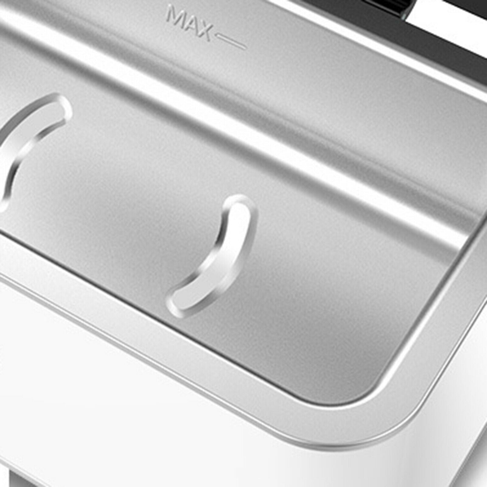 Digital Ultrasonic Jewelry Cleaner Glass Watch Cleaning Machine Basket White