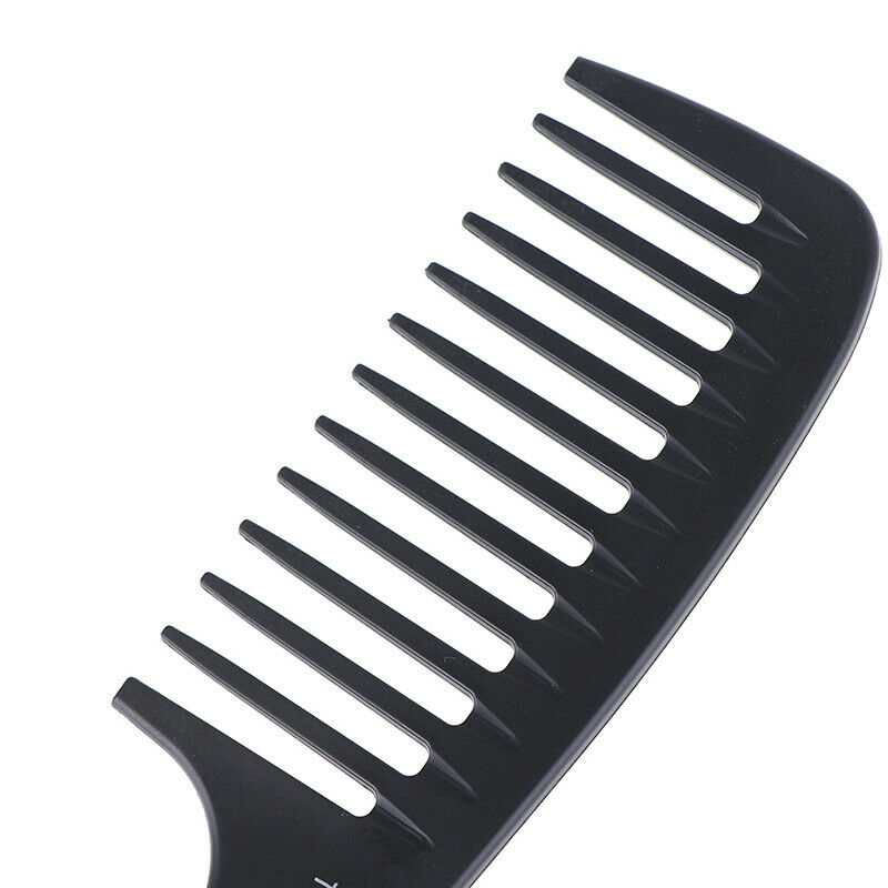 3pcs Wide Tooth Comb Black ABS Heat-resistant Wide Tooth Comb Hair Stylin.l8