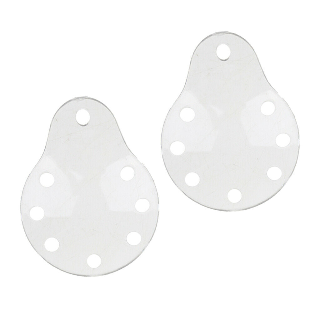 2 pcs 8 Holes Plastic Ventilated Eye Shield Cover Ventilation Reduces Fogging