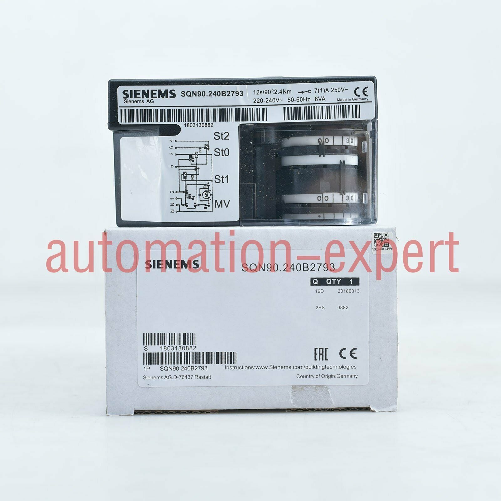New In Box SQN90.240B2793 Servo Motor Damper Actuators One year warranty SM9T