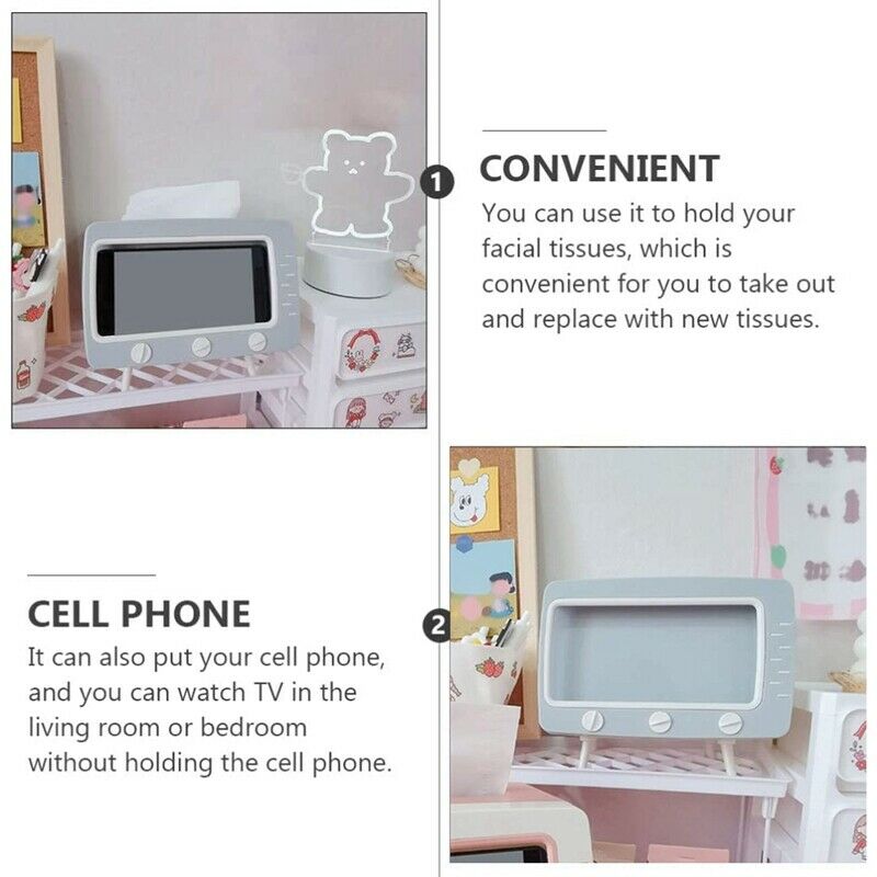 Bathroom Phone Holder Stand Shelf for Vanity Countertops Desk Office Dorm ReY9C1
