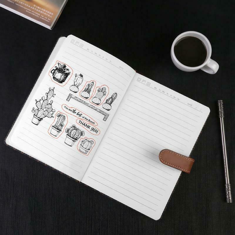 Cactus DIY Silicone Clear Stamp Cling Seal Scrapbook Embossing Album Decor Craft
