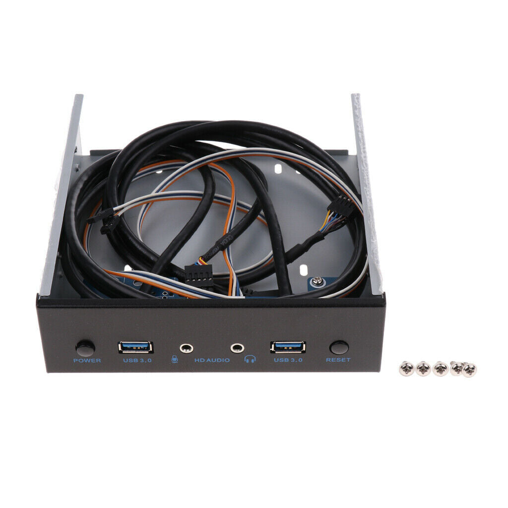 prettyia USB3.0 2Port Optical Drive Front Panel+HD AUDIO+Power Switch Button