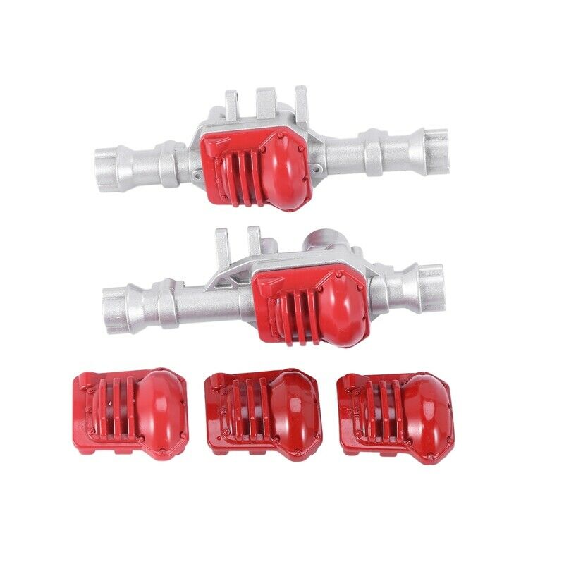2X(1/10 RC Cler Alloy Front Rear Axle Shell Housing for TRAXXAS 4 Upgrade PW1R1)