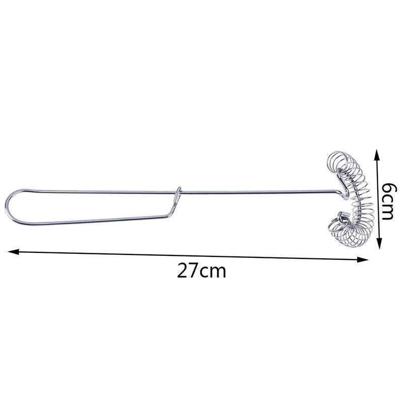 1PC Spring Egg Stirrer Beater Baking Pastry Tools Coil Whisk Milk Whi EBj.l8