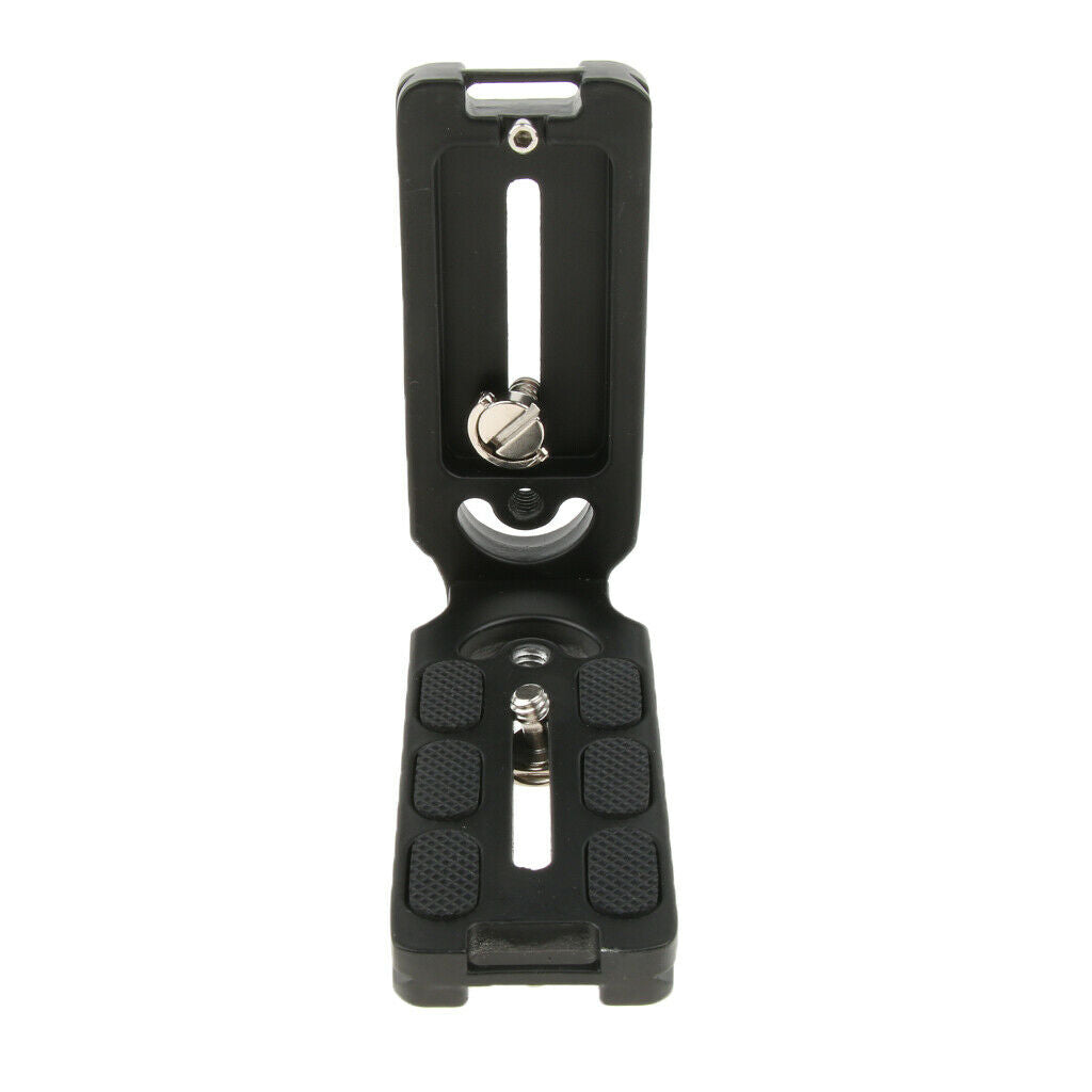 Vertical Hand Grip Quick Release L Shape Plate Bracket for Tripod Monopod