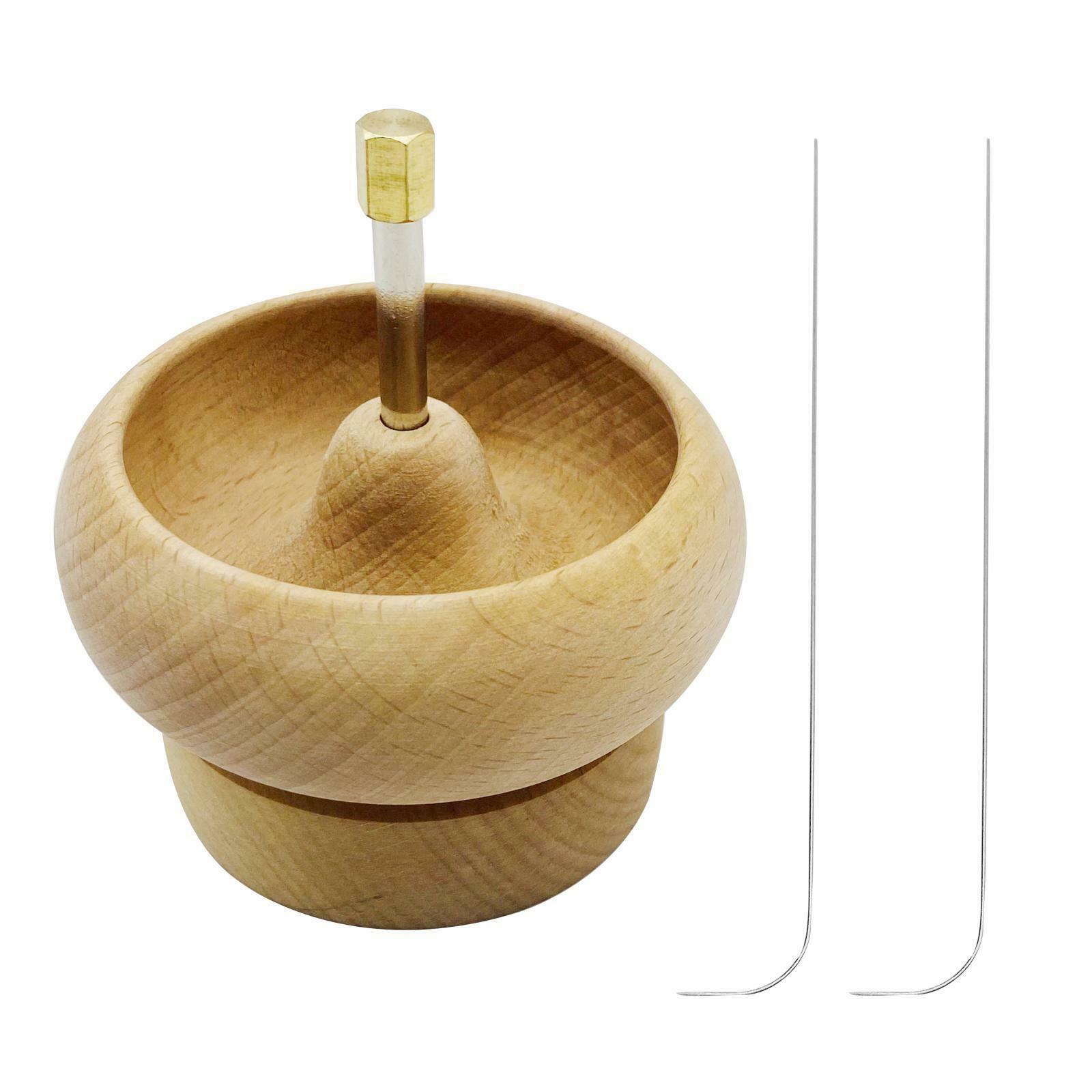 Wooden Bead Spinner Gem Bead Loader Quickly Sewing DIY Spinning Jewelry Tool