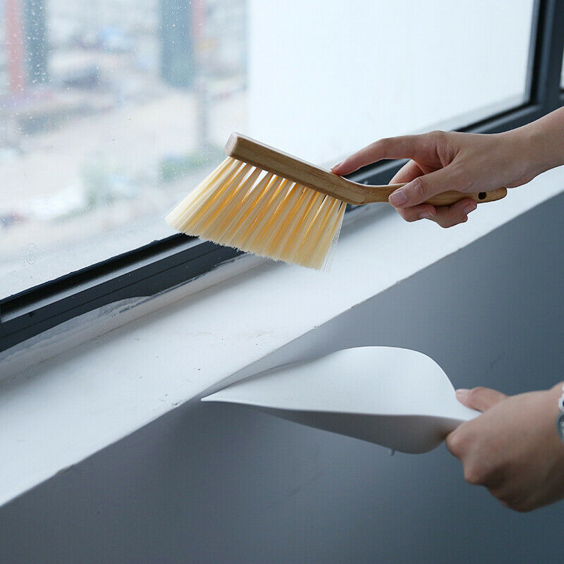 Desktop cleaning kit mini bamboo dustpan combo set household garbage shovel