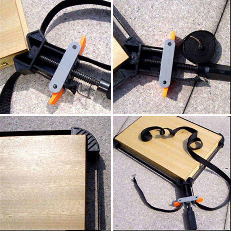 Woodworking Picture Frame Mitre Vise Tool Band Strap Clamp Ratchet Corner Miter
