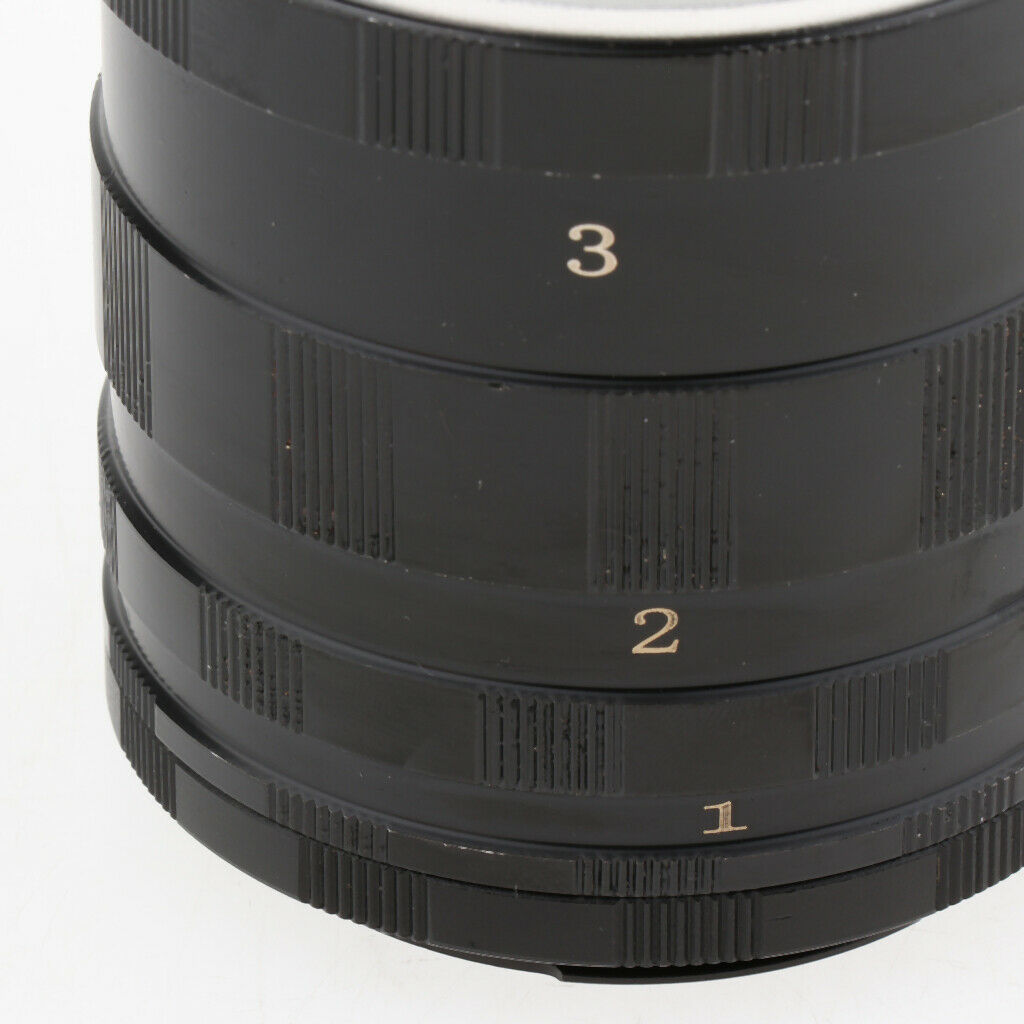 Manual Focus Macro Extension Tube Ring for Canon EF EF-S Lens DSLR Cameras