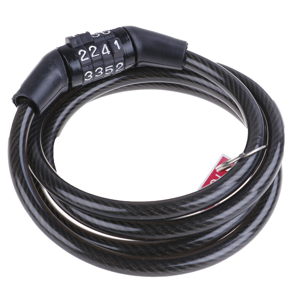 Universal Anti-Theft Bike Bicycle Cycling Lock Stainless Steel Cable C Tw.l8