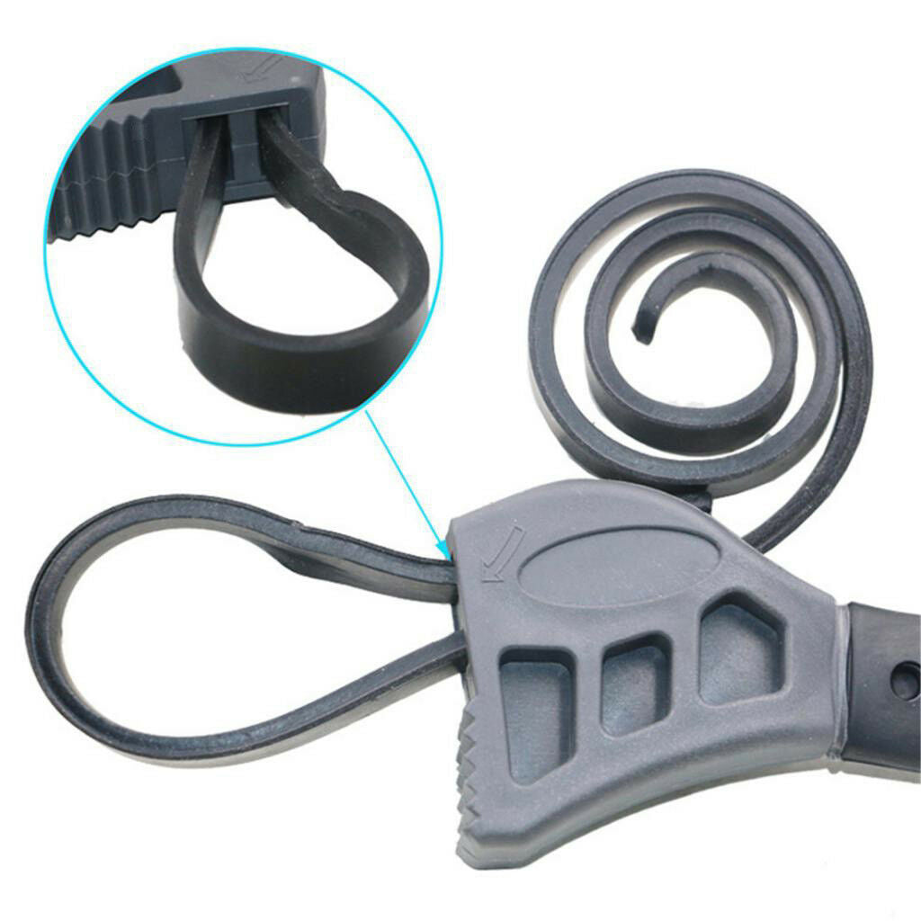 Auto Oil Filter Rubber Belt Strap Wrench Spanner Hand Tool for Car Truck SUV