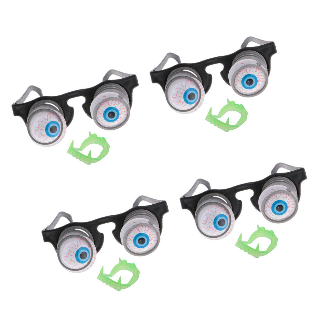 4pcs      Out   Eye   Glasses   Blood   Eye   Balls   Glasses