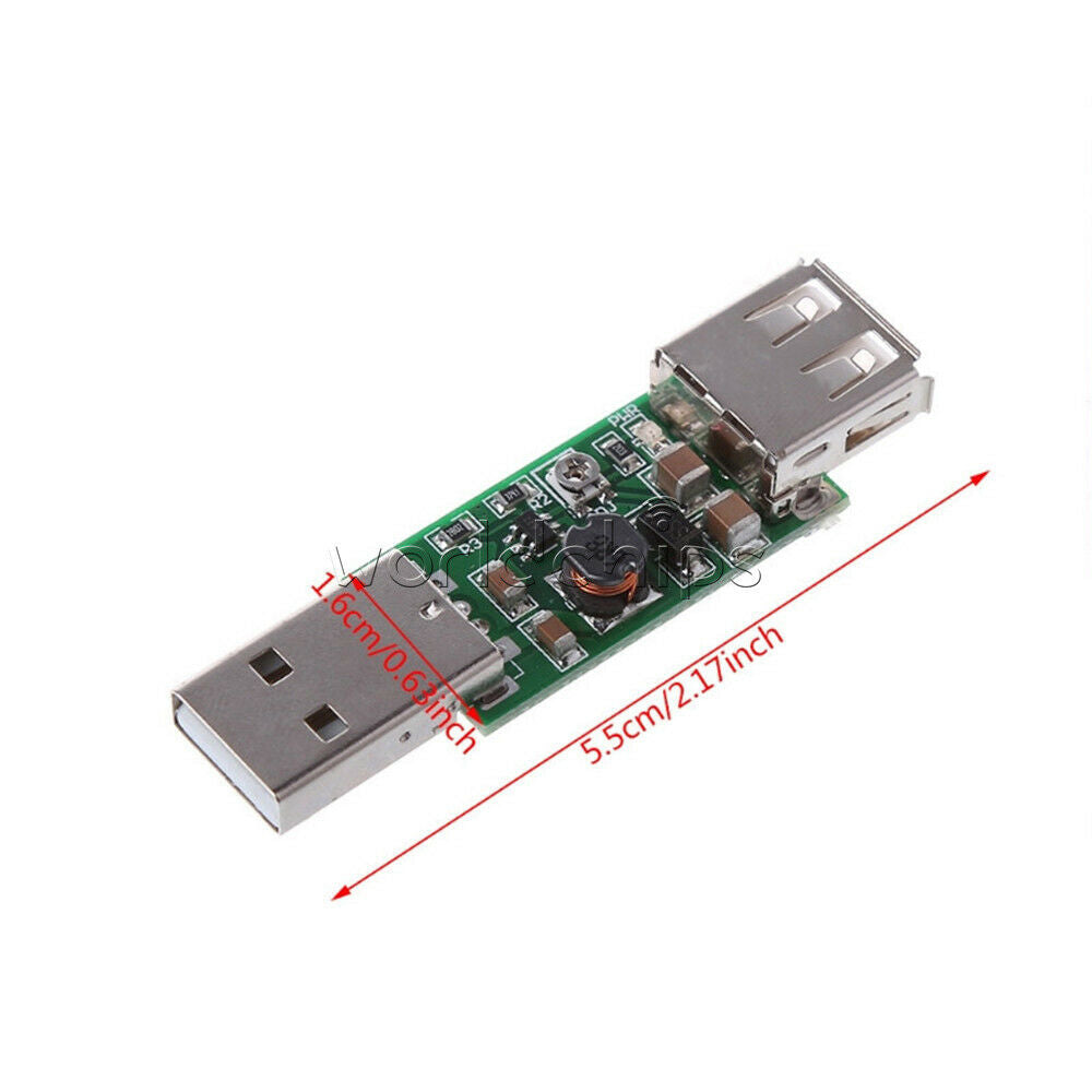 DC-DC USB 5V to 6-15V Step-Up Boost Converter Voltage Inverter Adjustable Module