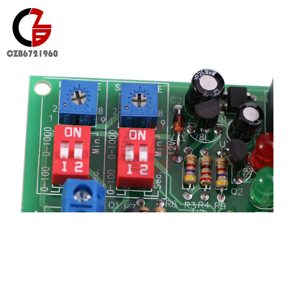 Cycle Delay AC110V 120V 220V 230V Timing Timer Relay Switch ON/OFF Button Module