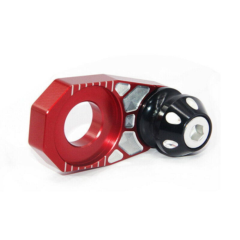 2PCS Motorcycle Bikes Rear Hub Wheel Chain Adjuster Parking Automatic Regulator
