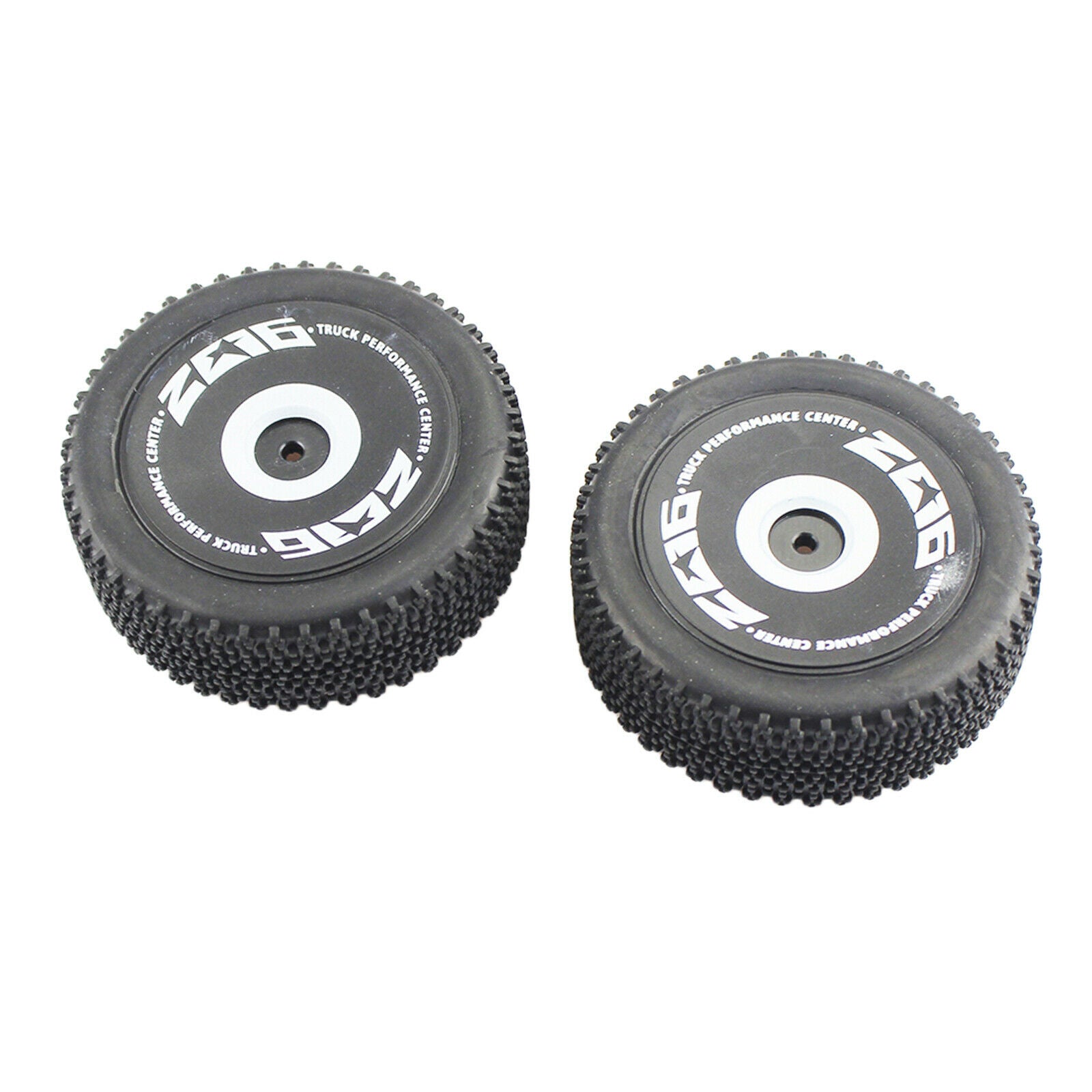 2x Durable 1/12 RC Car Front Tires Replace Parts Durable for WLtoys 124018