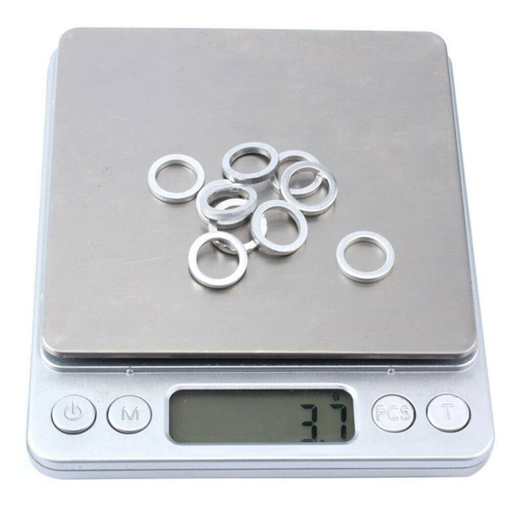 10x Bike Chainwheel Screw Chainring Washer Gasket Spacers Component 2mm