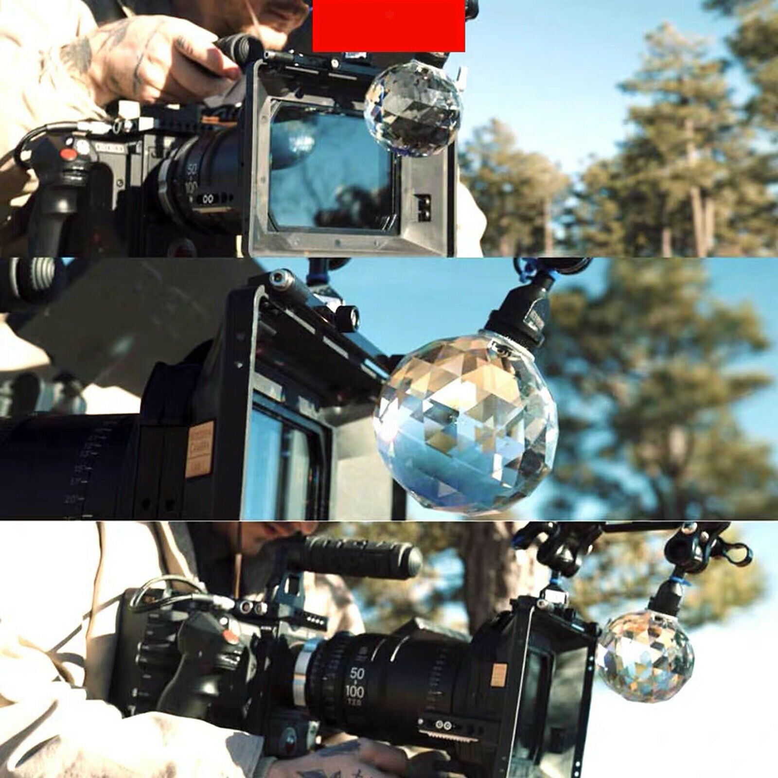60mm clear photography crystal ball prism Variable photography accessories