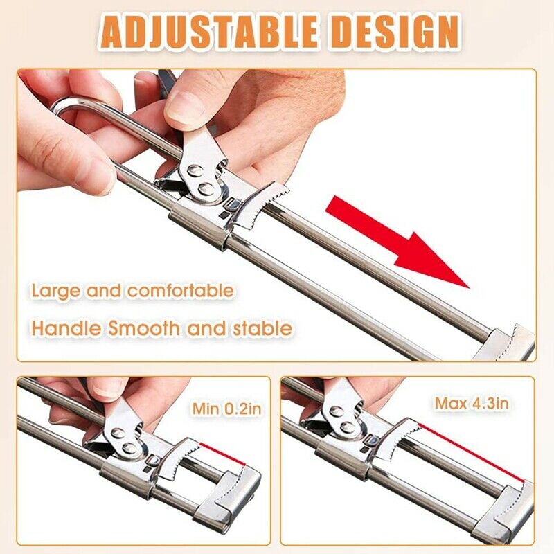 Corkscrews, Adjustable Jars and Corkscrews, Adjustable Multi-Function StainlW3U2