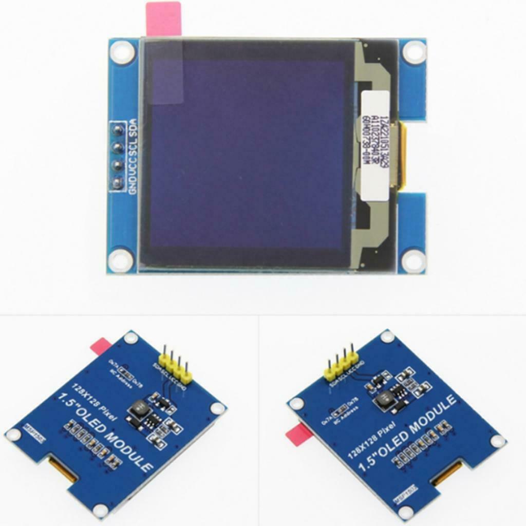 1pc 1.5inch I2C OLED Display Module SSD1327 Driver Chip 128x128 for UNO