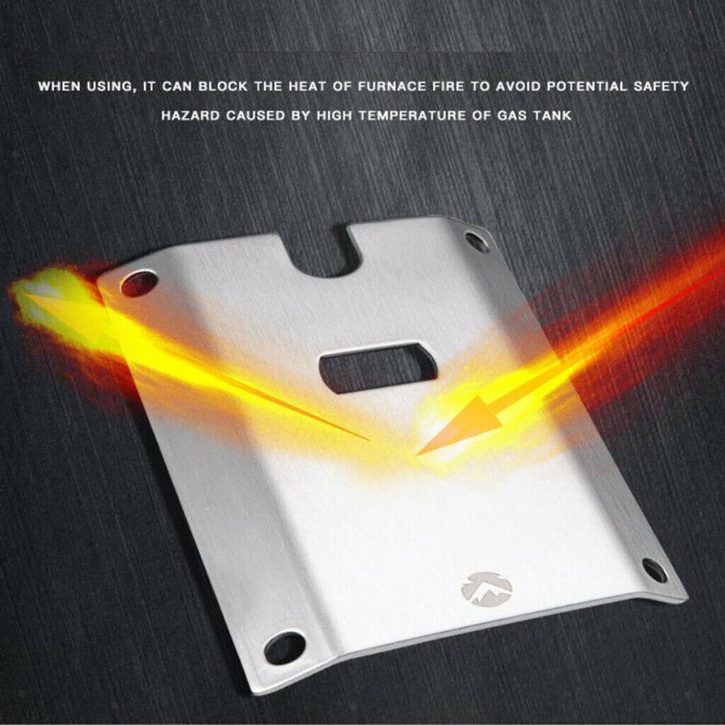 Outdoor Stainless Steel Stove Thermal Baffle Burner Safe Gear for JCB
