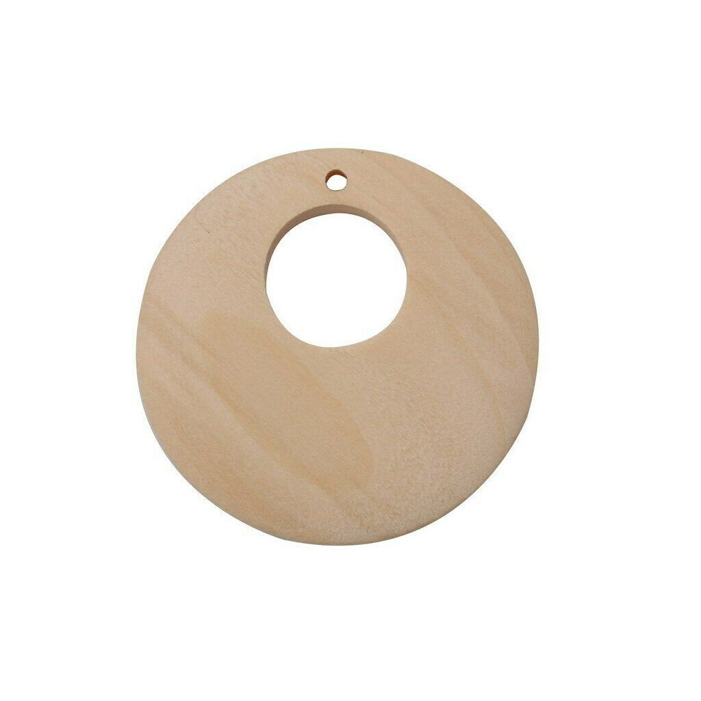50pcs Wood DIY Pendant Jewelry Making Findings Handmade Baby  Shower