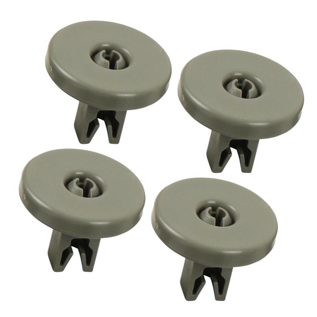 4pcs 40mm Gray Dishwasher Lower Basket Wheel for AEG Favorit, , Zanussi