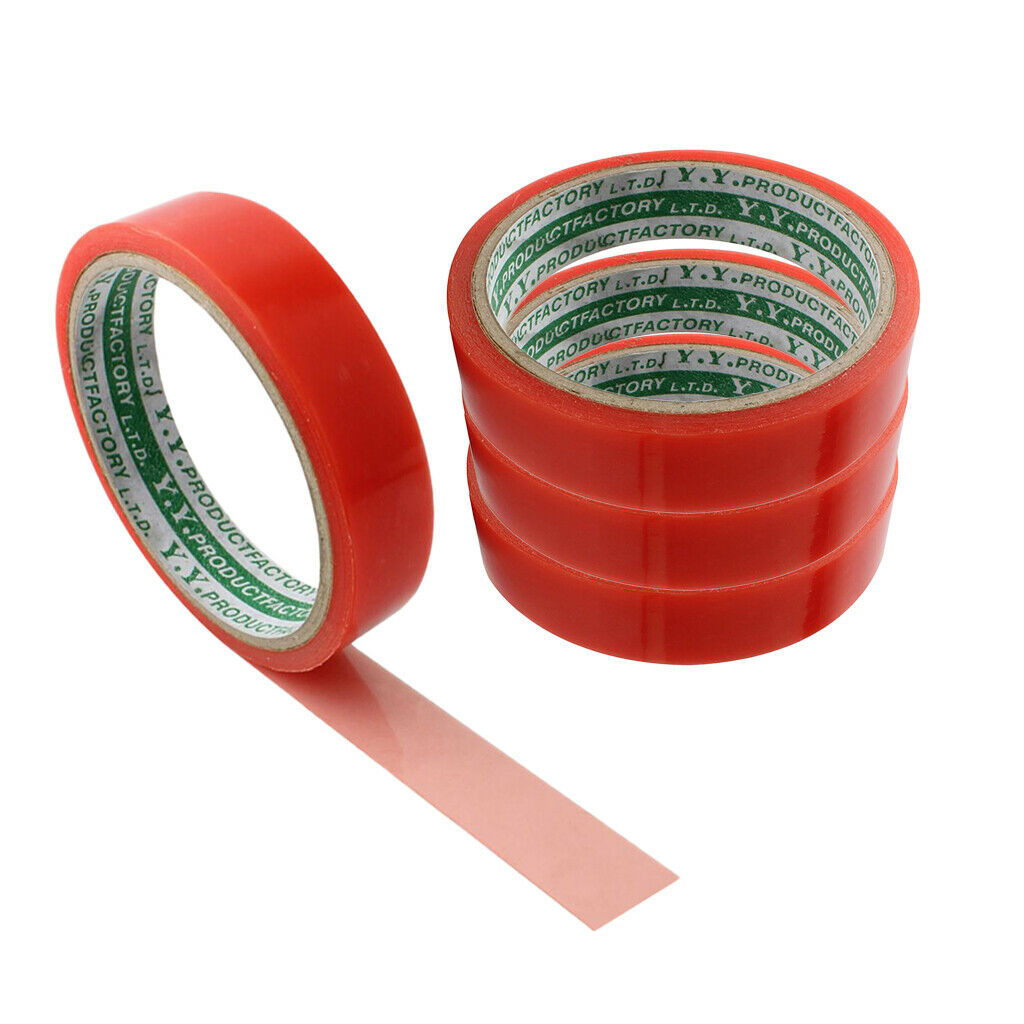 4x Double Side Tape tubular rim tapes Bicycle Repair Tools Tire Tubular Adhesive