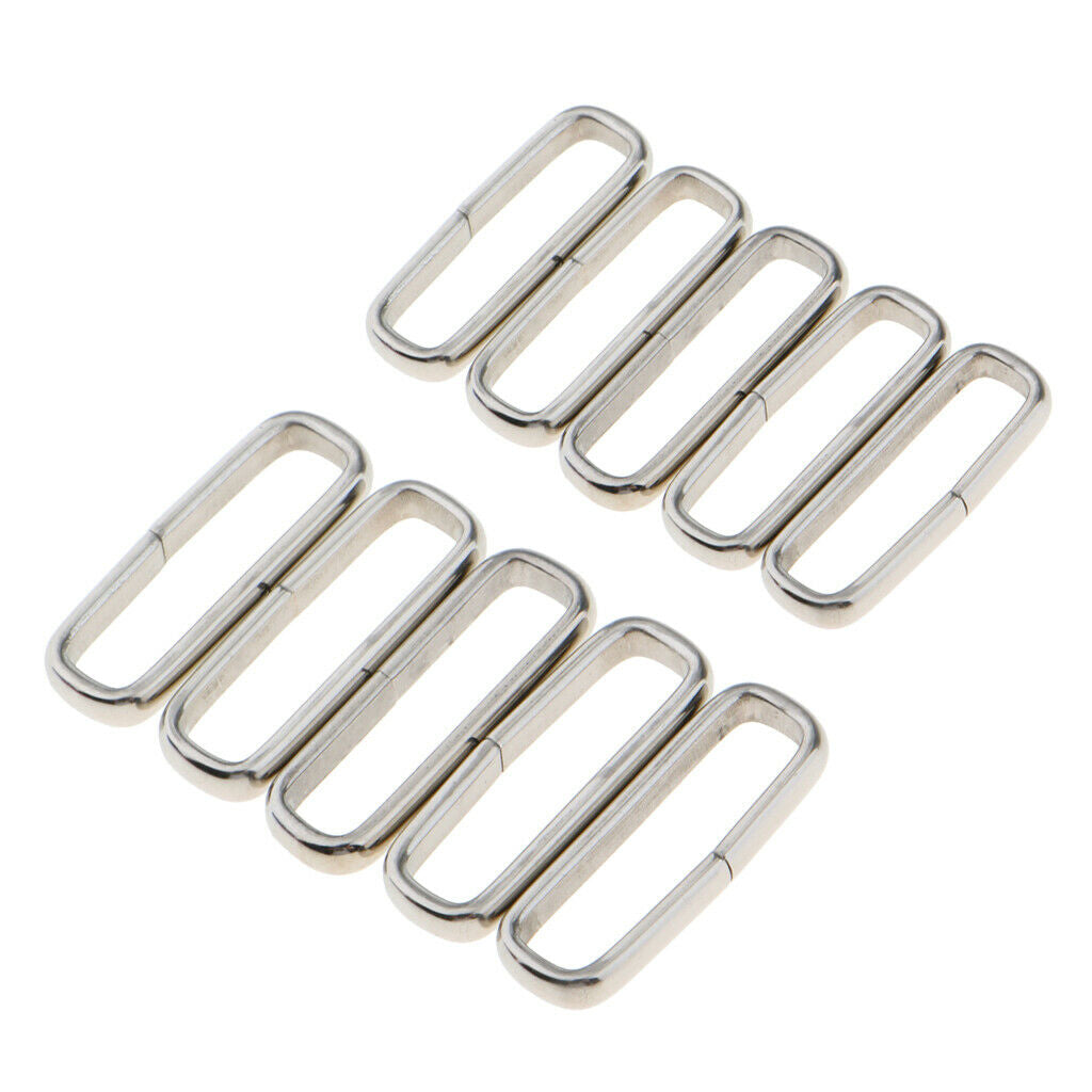 10Pcs Watch Band Retaining Keeper Buckle Ring Loop Watches Retainer Holder