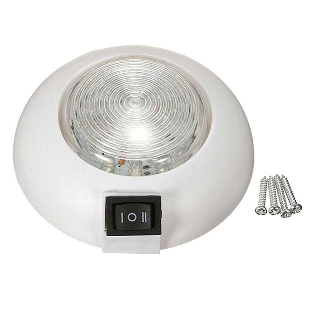2pcs Car LED Dome Dome Roof Ceiling Light Lamp Yacht Boat SUV Toplight