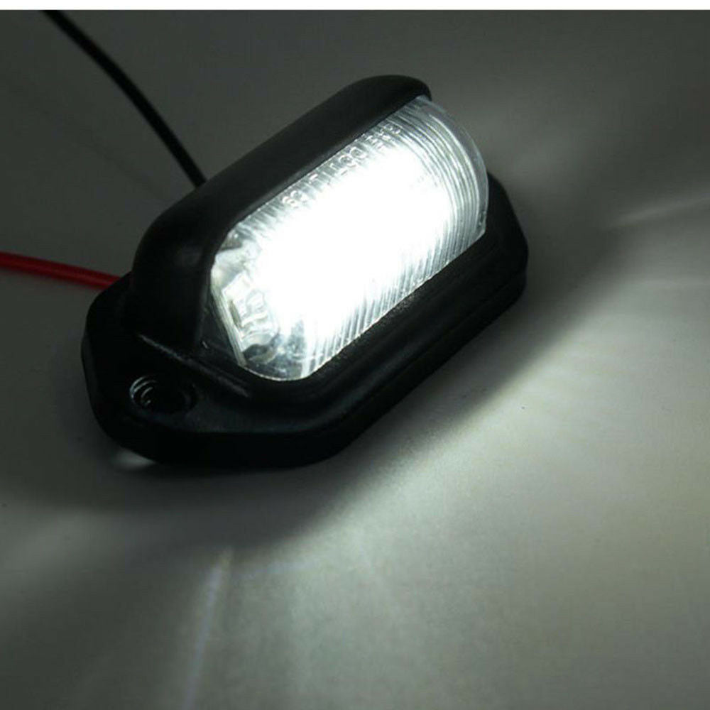 2X Universal LED License Number Plate Light Lamps for Truck SUV Trailer Lorry