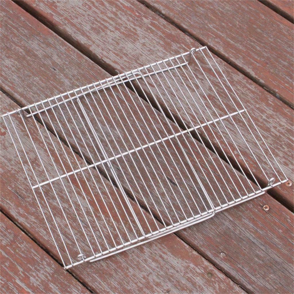 Portable Mini Charcoal Barbeque Grill Stainless Steel for Outdoor Picnic BBQ