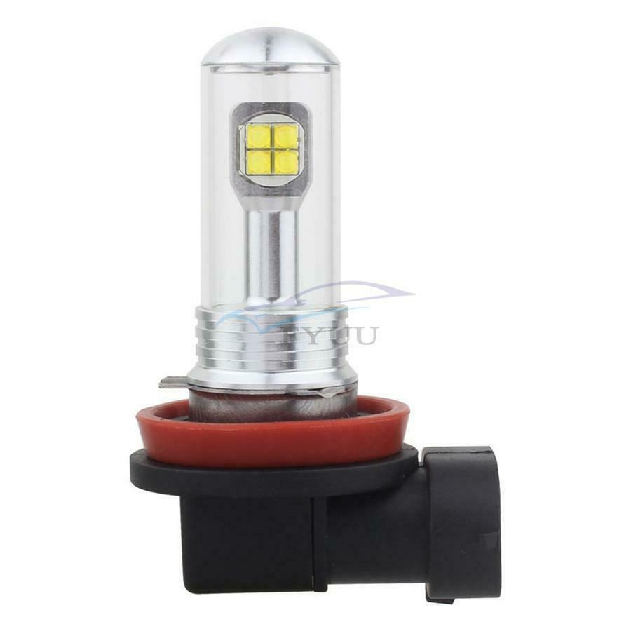 2× 12V-24V Car H8/H11 Waterproof Signal Light Reading Light Foglight LED Bulbs