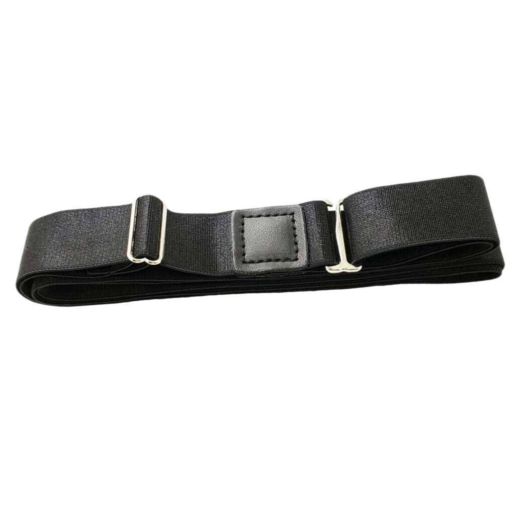 Shirt Belt with Extensible Adjustable Buckle Stay Belt Sweat Resistant T-Shirt