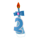Lovely Baby Birthday Party Cone Hat For Baby Shower Blue 2 Year