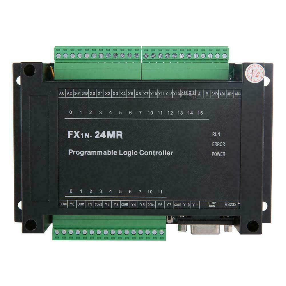 FX1N-24MR PLC Industrial Control Board 14 Input 10 Output 24V DC 5A High Quality