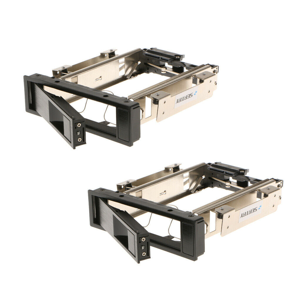 2X Single Bay Internal Mobile Rack Trayless for 3.5" SSD/HDD Hot-swap Dock