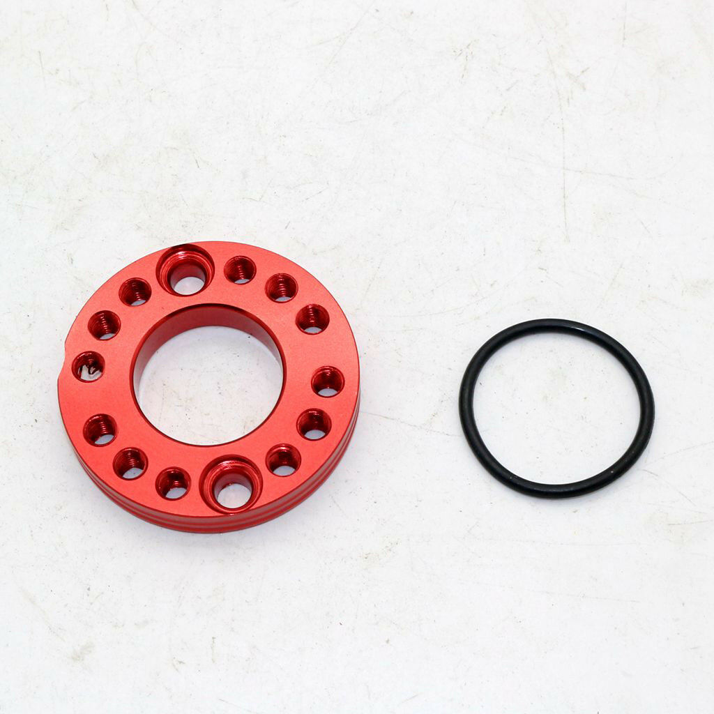 Carburetor Carb Inlet Manifold Spinner Plate for 110cc 125cc Dirt Bike Red