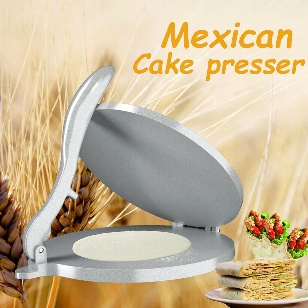 8" Cast Aluminum Corn Tortilla Press Dough Press Tacos Maker Even Pressing