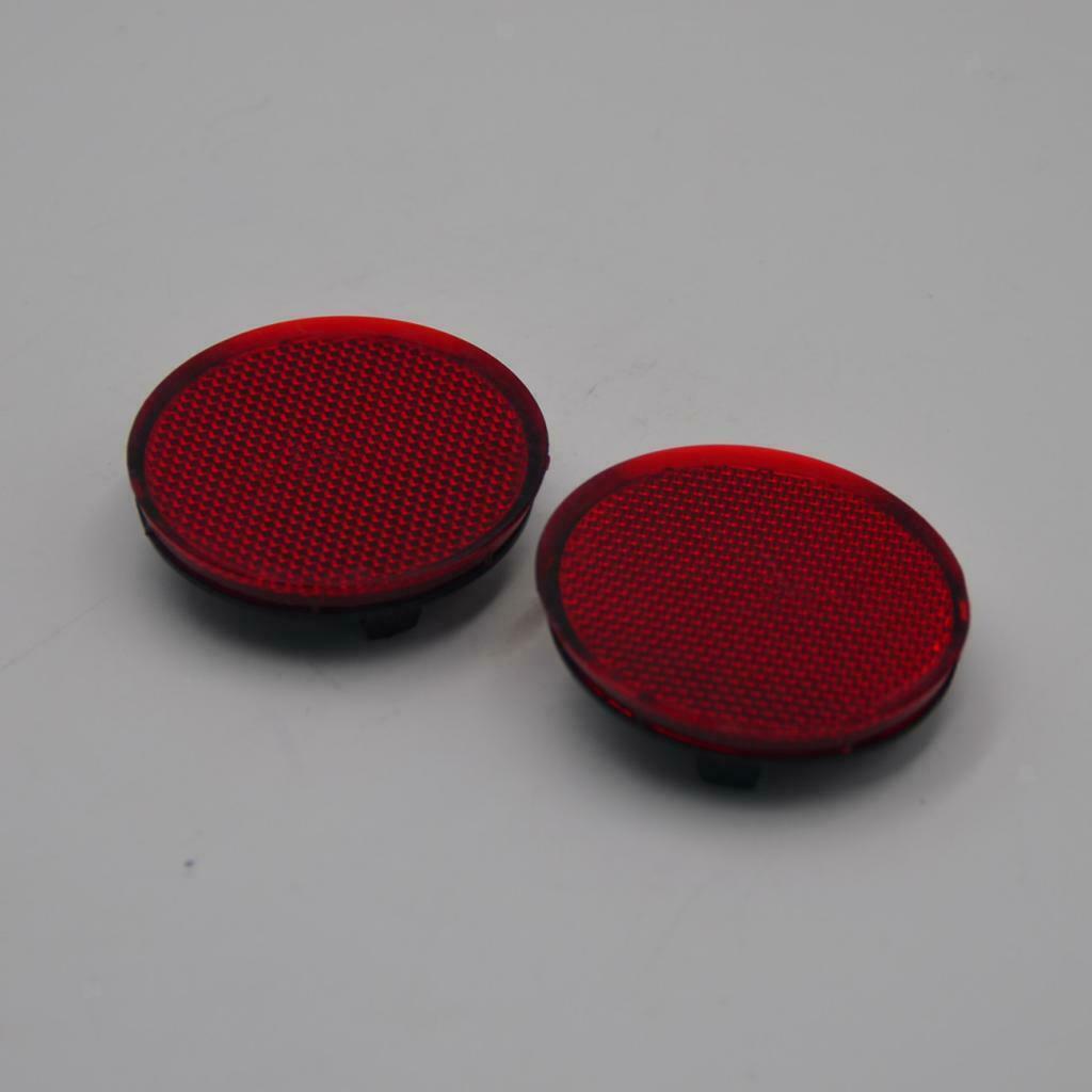 Round Reflectors Light Bumper Reflective Strips For  QASHQAI 2007-2015