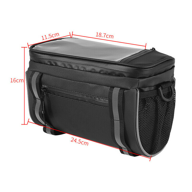 Touch Screen Motorcycle Scooter Bikes Handlebar Storage Bag Pocket Weatherproof