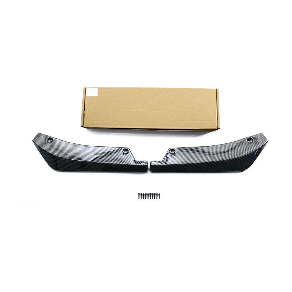 1 Pair Rear Bumper Spoiler Wing Universal Canard Protector Spare Parts