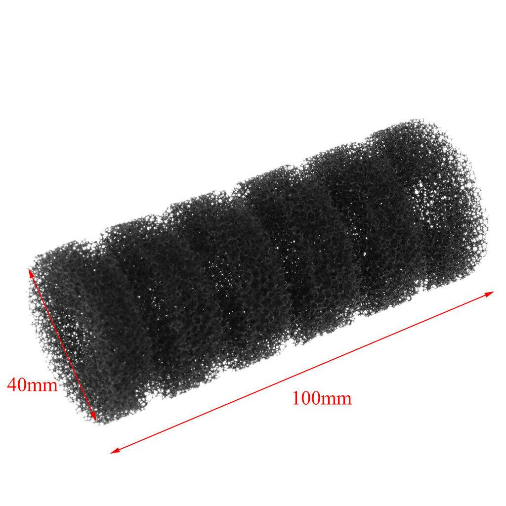 2x Foam Sponge Cotton Pad Filter Aquarium   Tank Filter Pump Filter Black
