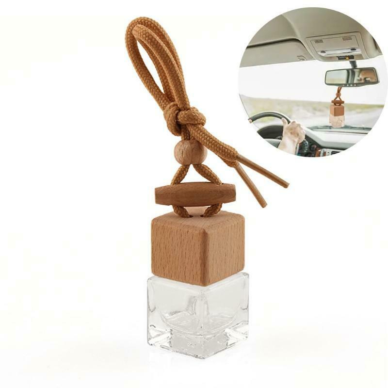 Hanging Fragrance Diffuser Perfume Glass Bottle Car Pendant Ornament