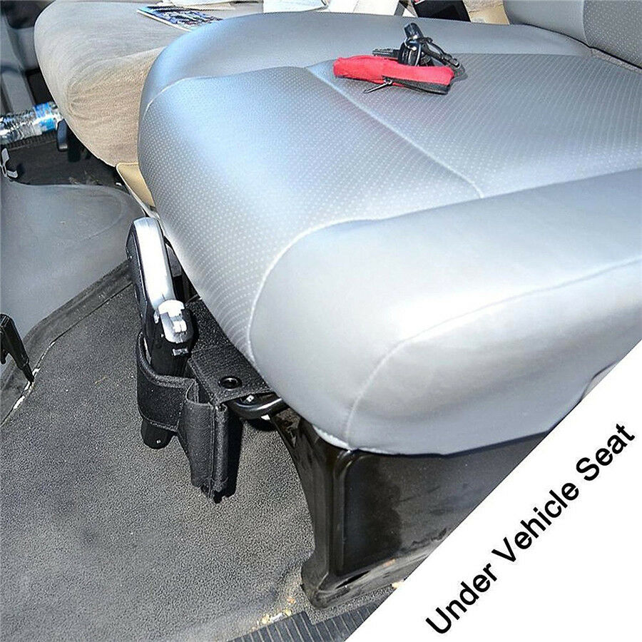 1x Adjustable Under Mattress Bed Seat Auto Car Seat Pistol Handgun Holster Cover
